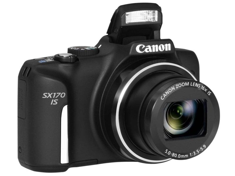 Câmera Digital Canon PowerShot SX170 IS 16MP - LCD 3” Zoom Óptico